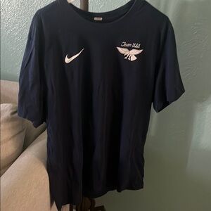 Nike Team USA Navy Short Sleeve Tee
